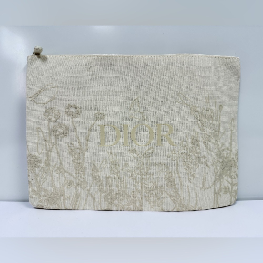 DIOR Millefiori Ivory Floral Trousse/Pouch